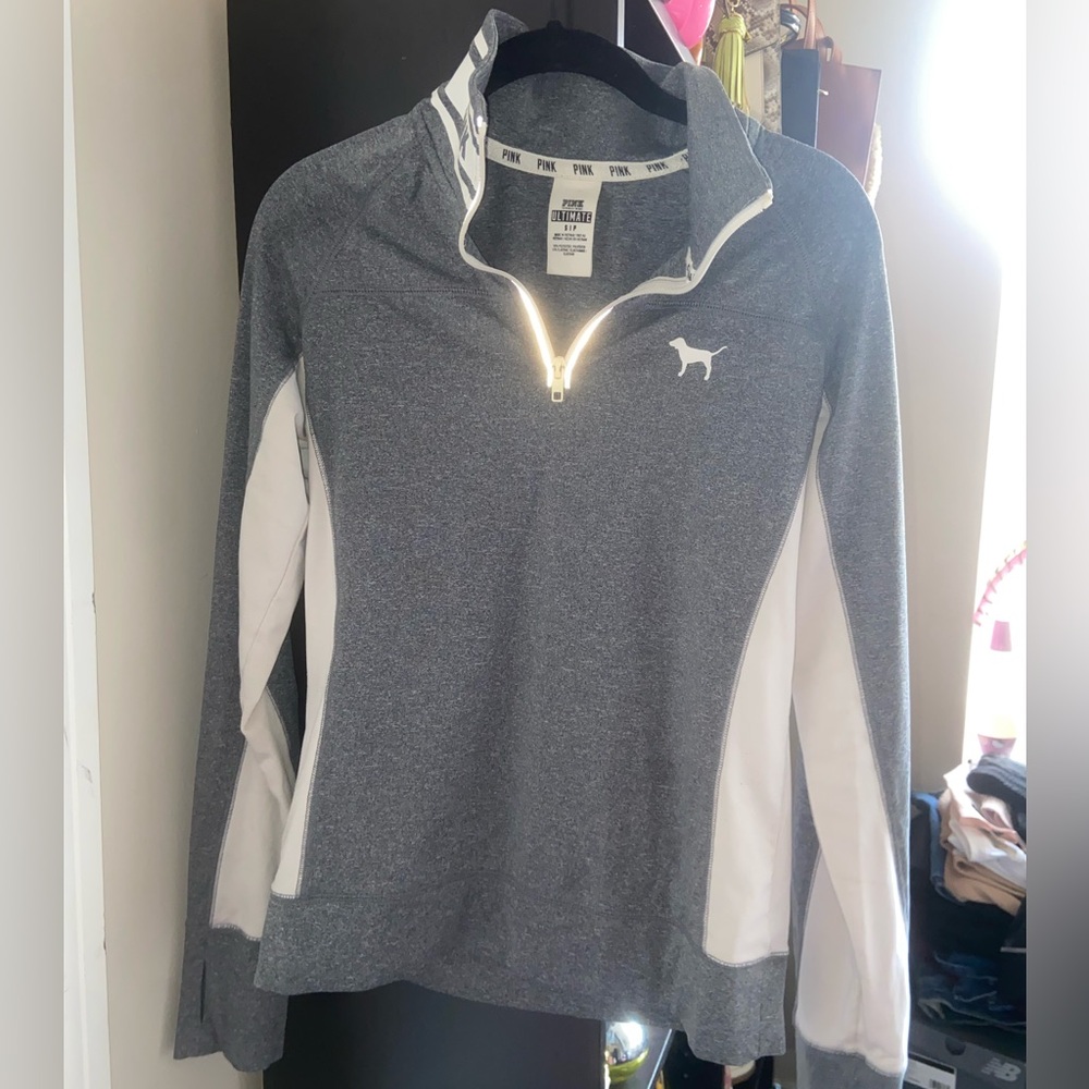Vintage PINK reflective turtleneck